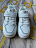 暇步士（Hush Puppies）童鞋新款男童鞋兒童學(xué)生運(yùn)動(dòng)低幫板鞋中大童軟底戶外跑步休閑鞋 HPSQND22SD003白色 32 曬單實(shí)拍圖