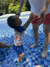 DUTRIEUX 兒童沙灘鞋潛水鞋水上樂(lè )園沙灘襪溯溪鞋防扎傷兒童赤足游泳鞋 兒童沙灘鞋 XS 24-25（適合腳長(cháng)14.2-15.2） 曬單實(shí)拍圖