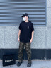 MMOPTOP三防迷彩工裝褲子秋季男旅行登山速干沖鋒休閑褲MXXK51迷彩綠XL 曬單實(shí)拍圖