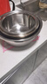 維艾（Newair）不銹鋼盆篩五件套 調(diào)料盆洗菜盆和面盆瀝水籃沙拉盆米篩味斗套裝 曬單實拍圖