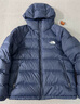 The North Face北面羽絨服男戶外高蓬保暖鵝絨防潑水7W7G 夜泊藍(lán)/1NO M 曬單實拍圖