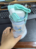 膳魔師兒童保溫杯幼兒園小學(xué)生開(kāi)學(xué)必備吸管直飲水杯侏羅紀恐龍350ml藍 曬單實(shí)拍圖