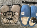 大嘴猴（paul frank）棉拖鞋男款加厚底踩屎感冬天防滑保暖室內(nèi)居家防滑女士棉鞋 藍(lán)色【加厚款】 43-44 適合42/43腳 曬單實拍圖