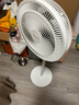 美的（Midea）電風(fēng)扇家用7葉落地扇搖頭電風(fēng)扇循臥室宿舍輕音風(fēng)扇臺式桌面小型風(fēng)扇臺地兩用升級款 白色丨7葉臺地兩用 曬單實(shí)拍圖