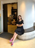 斯凱奇（Skechers）女鞋秋季緩震健步鞋厚底增高休閑運動鞋跑步鞋125641 粉紅色/PNK 37 曬單實拍圖