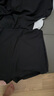 美津濃（MIZUNO）泳衣女連體裙擺保守溫泉泳裝大碼顯瘦抗氯速干游泳衣A1341黑2XL 曬單實(shí)拍圖
