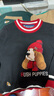 暇步士（Hush Puppies）童裝兒童男女大童秋季柔軟舒適簡(jiǎn)約時(shí)尚經(jīng)典學(xué)院風(fēng)兒童線(xiàn)衣 鉆石黑 105 曬單實(shí)拍圖