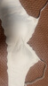 夏季薄款小胸無痕果凍軟支撐內(nèi)衣女聚攏收副乳無鋼圈大胸顯小胸罩 兩件裝【香檳白+藍色】 S 碼【32/70ABC】 曬單實拍圖