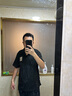 真維斯（Jeanswest）polo衫男款夏季父親節(jié)國潮熊貓短袖男士華夫格翻領t恤上衣 曬單實拍圖