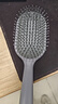 名創(chuàng)優(yōu)品（MINISO）梳子立式長柄氣囊梳氣墊梳按摩梳造型梳生日禮物 紫菂灰+清潔刷 曬單實拍圖