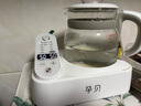 孕貝（yunbaby）全玻璃恒溫壺嬰兒燒水壺沖奶粉泡奶電熱水壺養(yǎng)生保溫壺調(diào)奶1.3L 曬單實(shí)拍圖