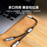 山澤Type-C一拖二USB多口OTG轉(zhuǎn)換器充電傳輸擴展器 適用電腦鍵鼠U盤打印機華為筆記本車載轉(zhuǎn)接線LB20-2 曬單實拍圖