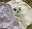 愛(ài)念家10A抑菌女童內褲純棉女寶女孩子A類(lèi)50s柔軟舒適薄款秋冬學(xué)生短褲 云朵女孩 -4條裝-6652 130 /XL碼【體重36-46斤】 曬單實(shí)拍圖