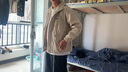安初夏港風連帽工裝外套男士春秋潮流痞帥bf風衣夾克一套搭配青少年套裝 卡其色外套+卡其色褲 兩件套 XL 曬單實拍圖