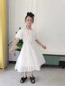 WVD國際品牌女童裙子夏裝2025新款中大童白色氣質(zhì)公主裙兒童夏天感連衣裙 白色現貨升級面料 白色現貨升級 130 碼建議身高120-CM 曬單實(shí)拍圖