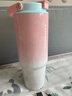 星巴克（Starbucks）杯子 多肉花園系列 不銹鋼桌面杯高顏值可愛便攜隨行杯男女士送禮 不銹鋼雙飲口杯(配掛件)820ml 曬單實(shí)拍圖