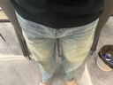 杰克·瓊斯（JACK&JONES） 秋季男裝牛仔褲褲子長褲舒適廓形休閑潮流百搭休閑男款225332122 曬單實(shí)拍圖