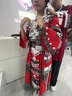 何佳功苗疆旅拍中長(cháng)款套裝  民族服裝女苗族服飾紅色中長(cháng)款套裝苗疆異域 紅色(四件套) 175 L 曬單實(shí)拍圖