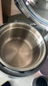 美的（Midea）【國家補(bǔ)貼】0涂層精鋼厚釜電壓力鍋5L雙膽全自動智能預(yù)約家用煲湯煮飯電飯煲C5856G高壓鍋4-6人 曬單實拍圖