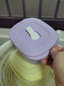 特百惠（Tupperware）微波層疊小方盒800ml*2微波加熱學(xué)生上班族午餐飯盒便攜便當盒 曬單實拍圖