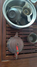 覓陶欽州坭興陶茶壺梁業(yè)蘭全手工線(xiàn)刻西施壺/水平壺/仿古壺普洱泡茶壺 知足常樂(lè )一壺兩杯 240ml 曬單實(shí)拍圖