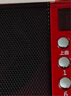 紐曼 Newmine k65 收音機(jī)老人充電式插卡迷你多功能藍(lán)牙小音響老年人便攜式隨身聽小型戲曲播放器 紅色 曬單實拍圖