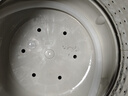 志高（CHIGO）脫水機(jī)甩干機(jī)小型迷你家用甩干桶出租房宿舍大容量單杠脫水桶烘干一體 8.6KG 力薦【不銹鋼桶加厚款】 曬單實(shí)拍圖