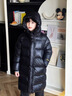 G.DUCKKIDS兒童羽絨服2025冬裝白鴨絨短款加厚男童女童中大童中長(cháng)款黑金抗寒 黑色 長(cháng)款 170 建議身高150-160cm 曬單實(shí)拍圖