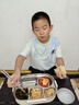 雙槍（Suncha）鈦健康飯盒小學(xué)生上班族可微波爐比316好不銹鋼餐盒1.5L配保溫袋 曬單實拍圖