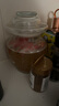 拜杰玻璃泡菜壇子5斤裝加厚密封圓口腌菜缸腌蛋罐泡酒瓶玻璃瓶泡菜壇 曬單實(shí)拍圖