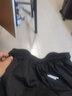 佐尚鳥休閑褲子男夏季冰絲速干工作耐磨耐臟運動闊腿跑步直筒男褲 黑色+黑色 2XL -建議140-150斤左右 曬單實拍圖