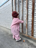 G. DUCKKIDS小黃鴨寶寶爬爬服嬰兒女寶戶外防臟爬衣兒童罩衣可外穿男爬行服連 燈芯絨連體款 綠色 80cm 80碼 建議身高70-82cm 曬單實拍圖