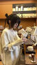 彌柯菲 MEKF韓系軟糯溫柔風(fēng)長(cháng)袖毛衣外套女秋冬小個(gè)子寬松休閑針織開(kāi)衫上衣潮米白色M 曬單實(shí)拍圖