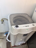 志高（CHIGO）脫水機(jī)甩干機(jī)小型迷你家用甩干桶出租房宿舍大容量單杠脫水桶烘干一體 8.6KG 力薦【不銹鋼桶加厚款】 曬單實拍圖