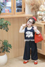 可英 GOWINBABY女童套裝學(xué)院風(fēng)2025秋季新款女孩牛仔馬甲秋裝女寶甜美可愛(ài)兩件套 藍(lán)色 130 （適合身高120cm-130cm） 曬單實(shí)拍圖