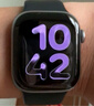 Apple/蘋(píng)果 Watch S11 智能手表GPS款42毫米深空灰色鋁金屬表殼黑色運動(dòng)型表帶S/M MEUG4CH/B 曬單實(shí)拍圖