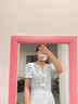圣保美法式氣質(zhì)藍(lán)色連衣裙女夏季2025新款女士高級感職業(yè)收腰顯瘦長裙子 【藍(lán)色】 M 曬單實拍圖