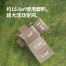 Naturehike挪客Village 6.0屋脊旗艦版速開帳篷天幕戶外露營黑膠防曬防雨 曬單實(shí)拍圖