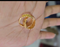 周大生黃金耳環(huán)女車(chē)花閃耀計價(jià)足金耳環(huán)生日禮物送女友 3.36g 曬單實(shí)拍圖