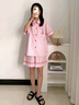 野獸派家居（tbh）三麗鷗Hello Kitty天絲棉家居服套裝軟棉棉四季條紋睡衣 長款  S 曬單實拍圖