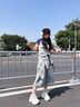 ZHR厚底老爹鞋女新款網(wǎng)面透氣運(yùn)動(dòng)女鞋百搭拼接小白鞋 AB81 米色 37 曬單實(shí)拍圖