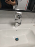 九牧王德國加厚全銅機械臂水龍頭冷熱水洗臉盆面盆萬(wàn)向旋轉防濺洗手龍頭 加厚全銅皓月銀兩檔+80防爆軟管 曬單實(shí)拍圖