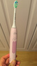 飛利浦（PHILIPS）【肖戰(zhàn)推薦】電動(dòng)牙刷鉆石3系 生日七夕情人節(jié)禮物 情侶款送男生/女友 微泡水流 HX5171/04淡粉色 曬單實(shí)拍圖