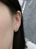 老鳳祥碧璽純銀耳釘女士高級感耳扣2025年新款紀念日生日禮物送女友老婆 碧璽耳扣-品牌禮盒 曬單實(shí)拍圖