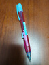 派通（Pentel）0.5mm側(cè)按式活動鉛筆 學(xué)生繪畫自動鉛筆帶橡皮PD105C撞色限量款 藍粉色 曬單實拍圖