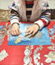 迪士尼（Disney）艾莎公主兒童拼圖3到6歲冰雪奇緣幼兒園女孩玩具紙質(zhì)9片40片 冰雪奇緣A款6張(40片) 曬單實(shí)拍圖