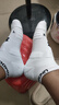 安德瑪（Under Armour）襪子船襪【3雙】籃羽毛球運動(dòng)襪男女跑步薄款防臭毛巾短棉襪 曬單實(shí)拍圖