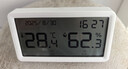 得力（deli） 溫度計(jì)壁掛電子溫濕度計(jì)室內(nèi)家用數(shù)顯高精度精準(zhǔn)嬰兒房溫度表 白色 帶時(shí)間+日歷+體感 曬單實(shí)拍圖