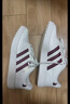 adidas NY 90 STRIPES經(jīng)典運(yùn)動(dòng)板鞋男女春季新款阿迪達(dá)斯三葉草 漢玉白/紅色/金色   39 曬單實(shí)拍圖