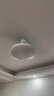 美的（Midea）風(fēng)扇燈餐廳吊扇燈led臥室燈隱形扇葉遙控三防燈具熟睡風(fēng)包安裝 曬單實(shí)拍圖